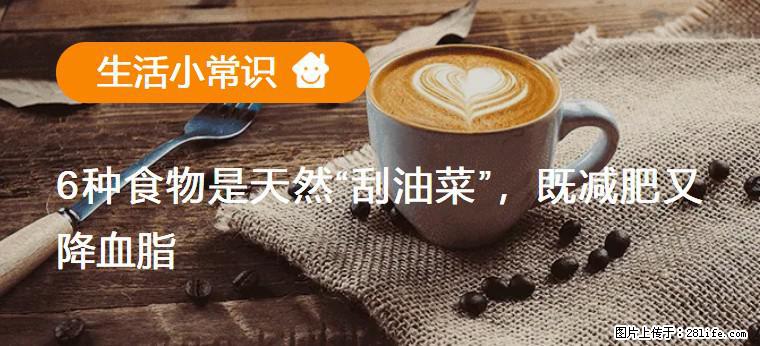 【生活小常识】6种食物是天然“刮油菜”，既减肥又降血脂 - 许昌生活资讯 - 许昌28生活网 xc.28life.net
